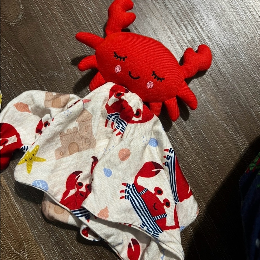 Little Sleepies Red Crab lovey
